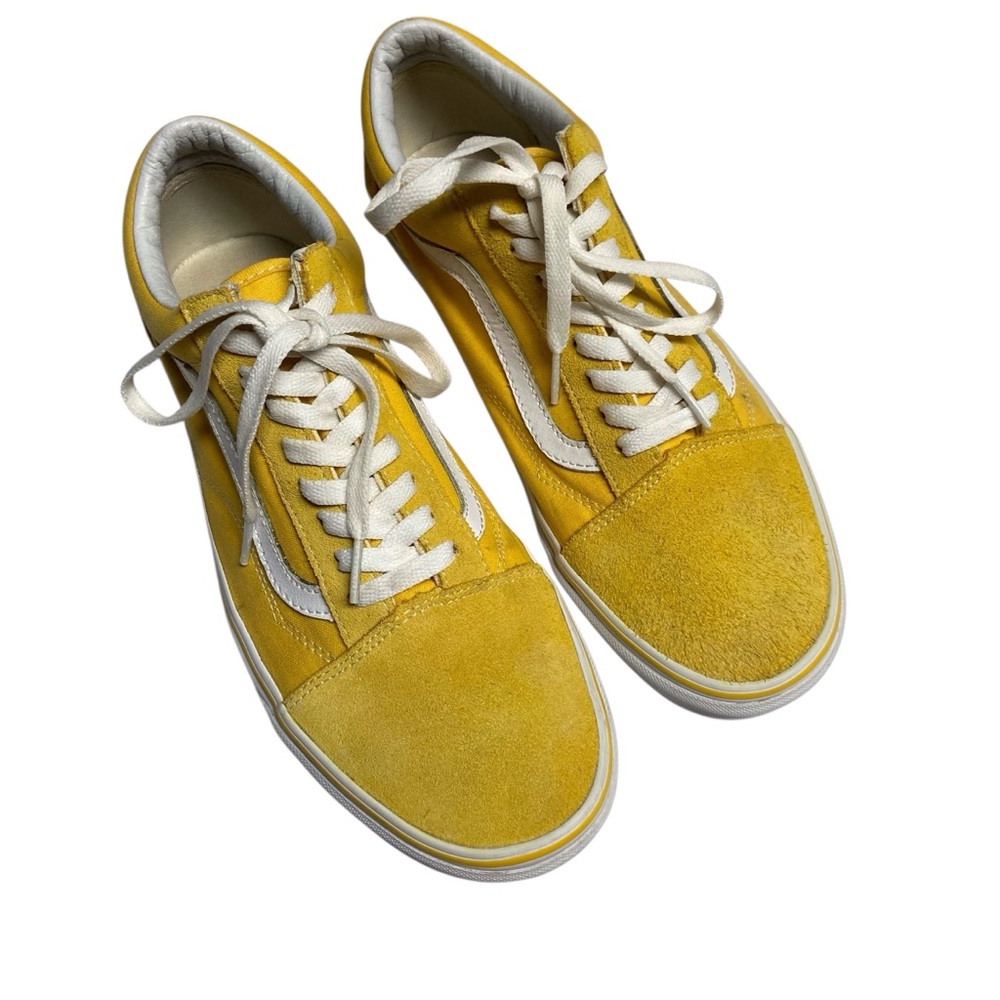 Vans Old Skool Yellow Skateboard Sneakers Men’s Size 10 - Picture 5 of 14